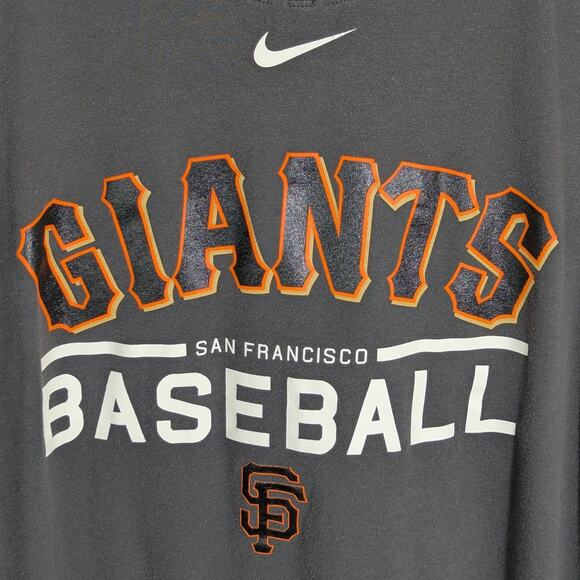 Nike Dri-Fit Men’s L San Francisco Giants Baseball T-Shirt Black MLB Graphic - Picture 2 of 5